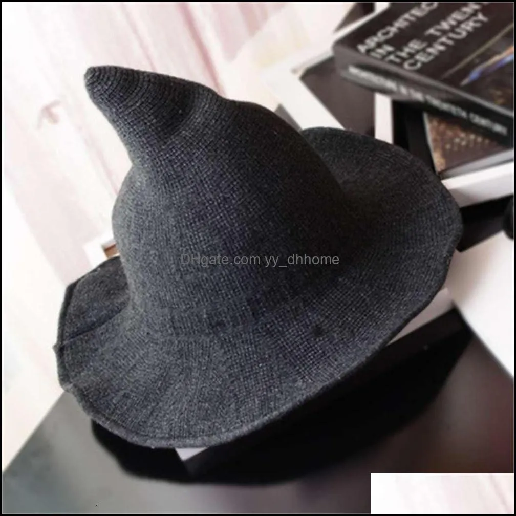 Witch Hat Men and Women Wool Used Fashion Effects Color Rand Girlfriend Poison Diversity Party hats Magic hat