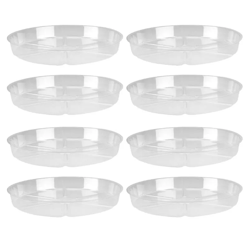 Kmart Pot Stand Clear Plastic Garden Plant Saucers Water Drip Tray Base