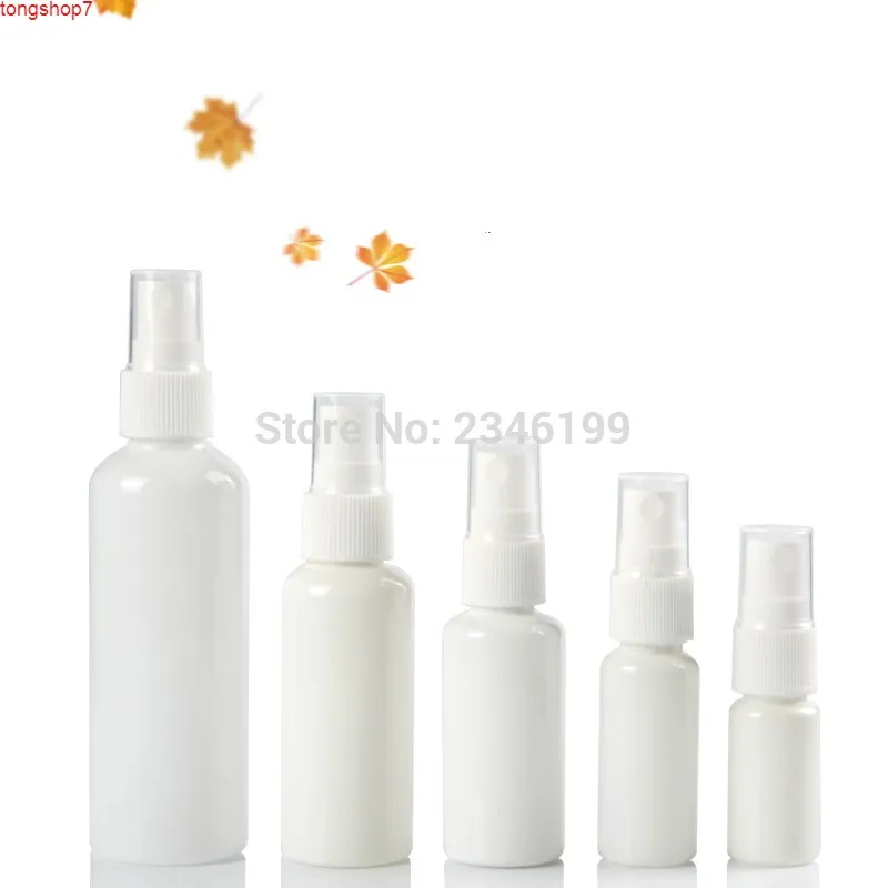 Flacon pulvérisateur 20 ml 30 ml vide pompe blanche 50 ml récipient cosmétique en plastique 100 ml 10 ml 50 pièces de haute qualité