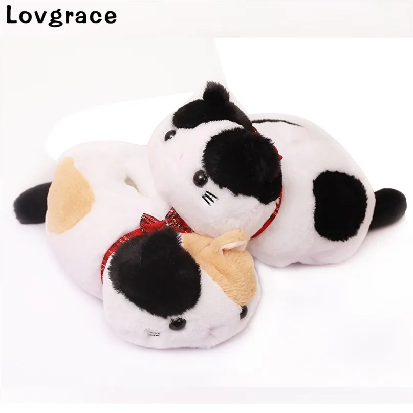 Lovgrace 무료 귀여운 봉제 고양이 티슈 상자 고품질 냅킨 홀더 종이 손수건 홈 자동차 데스크탑 주최자 210818