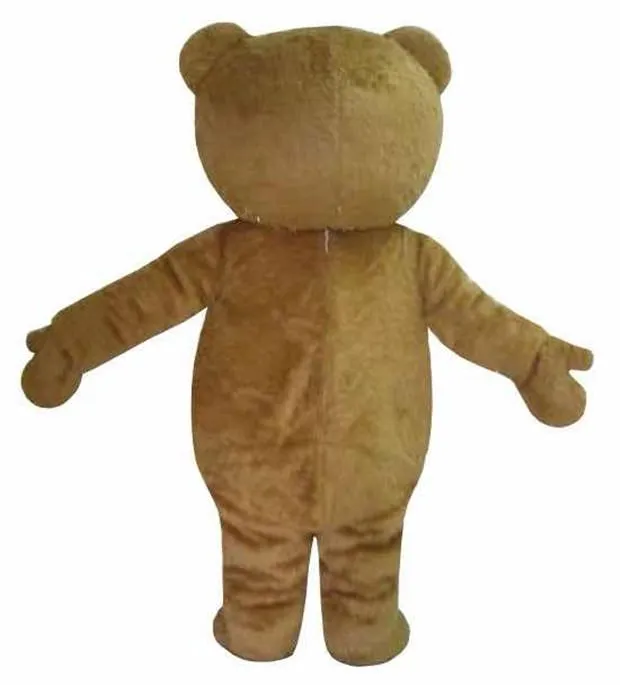 2021 Rabatt Factory Ted Costume Bear Mascot kostym vuxen storlek jul karneval födelsedagsfest fancy outfit223z