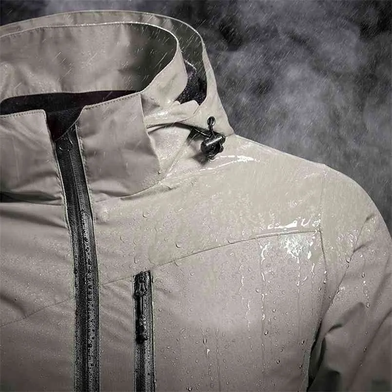 Casaco de jaqueta de outono inverno homens macios casacos táticos militares à prova d 'água desgaste de montanha windbreaker casaco K343 210811