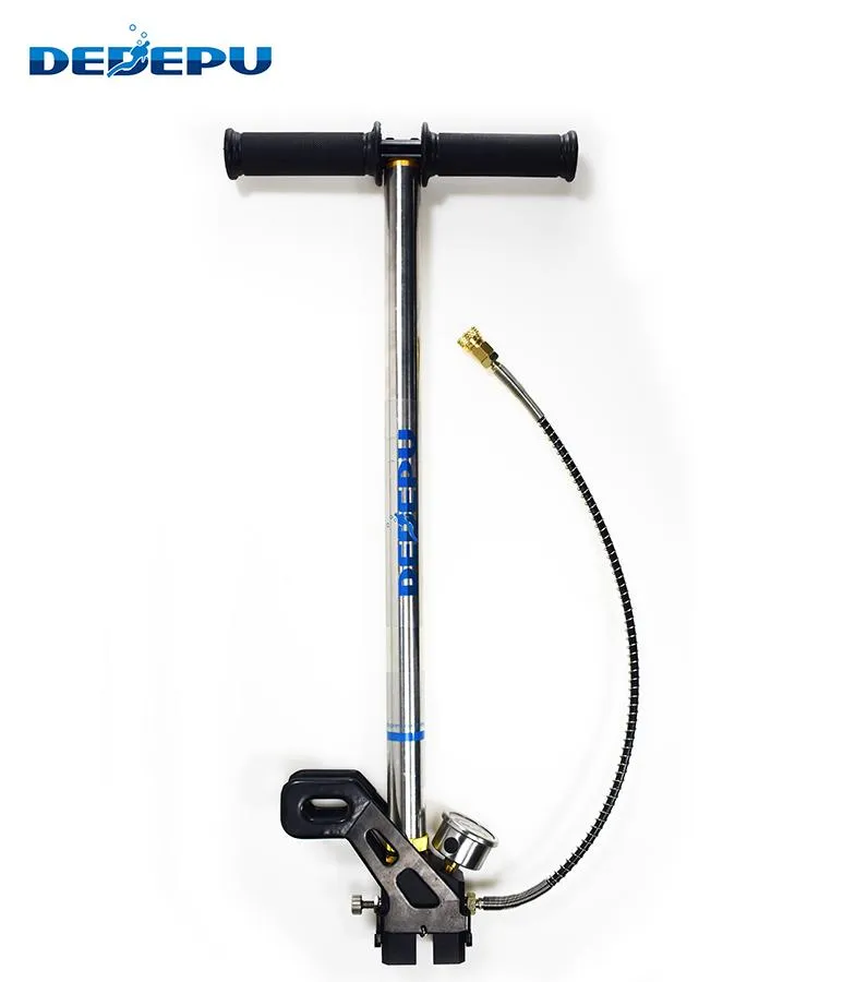 GIYO Fahrradpumpe mit Manometer, tragbare Mini-Fahrradreifenpumpe