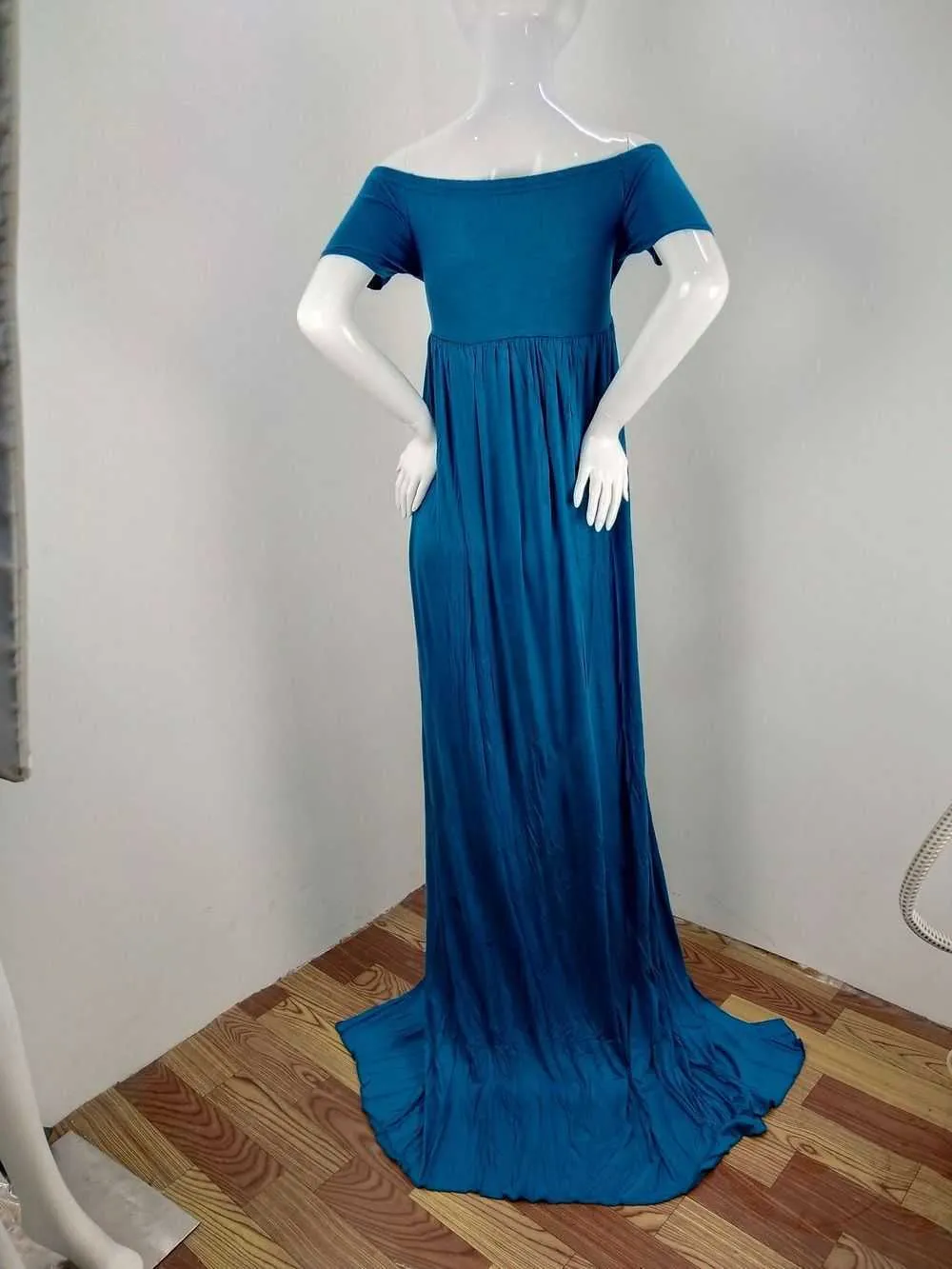 Sexy Maternity Photography Props Maternity Dresses Off Shoulder Maternity Gown For Photo Shoots 2019 New Women Pregnancy Dress (7)