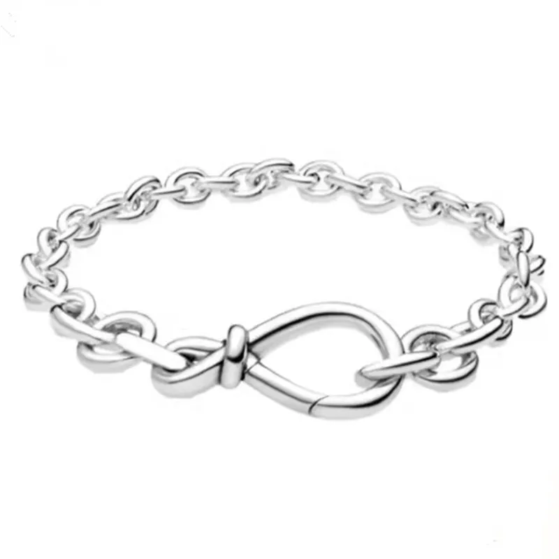 925 Sterling zilveren kralen strengen slang-vormige kettingarmband geschikt voor Pandora bedelkralen dames sieraden mode luxe