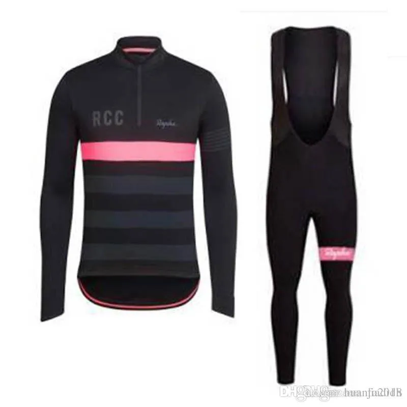 Rapha RCC Classic 3点セット DHgate.com:RAPHA Team Cycling Long Sleeve Jersey Bib Pants