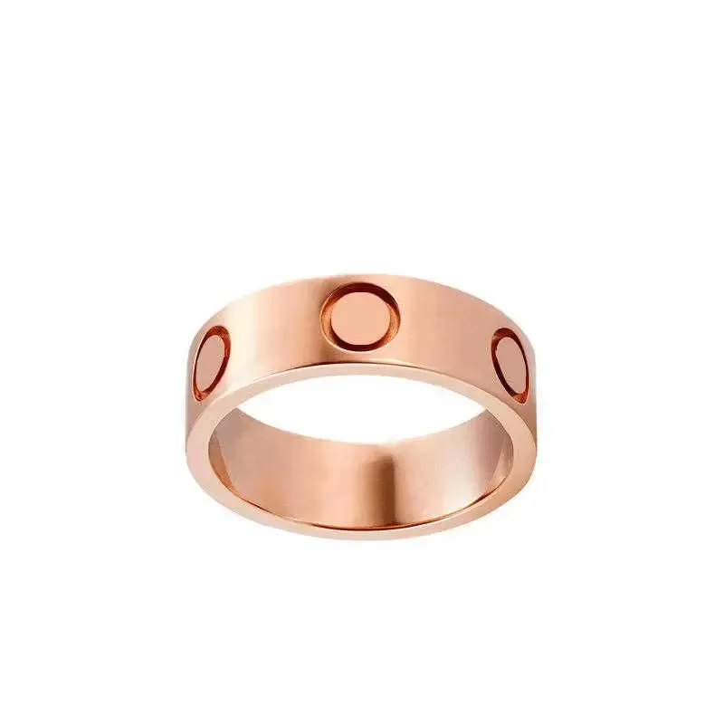 Anelli a fascia anello di fidanzamento di design gioielli in oro rosa argento sterling anelli di diamanti in acciaio al titanio personalizzato semplice carino per uomini donne ragazze adolescenti coppia matrimonio scatola rossa