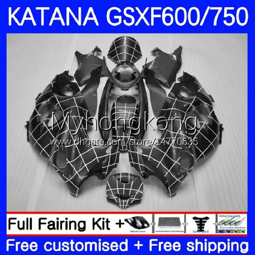 Corps pour suzuki katana gsxf750 gsxf600 gsxf 600 750 750 750 CC 03-07