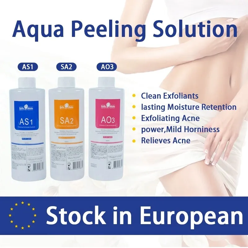 Accessoires deel 100% Zuid -Korea import Hydra gezichtsmachine Gebruik aqua peeling oplossing 400 ml per fles gezichtsserum hydra voor normale huid #0221