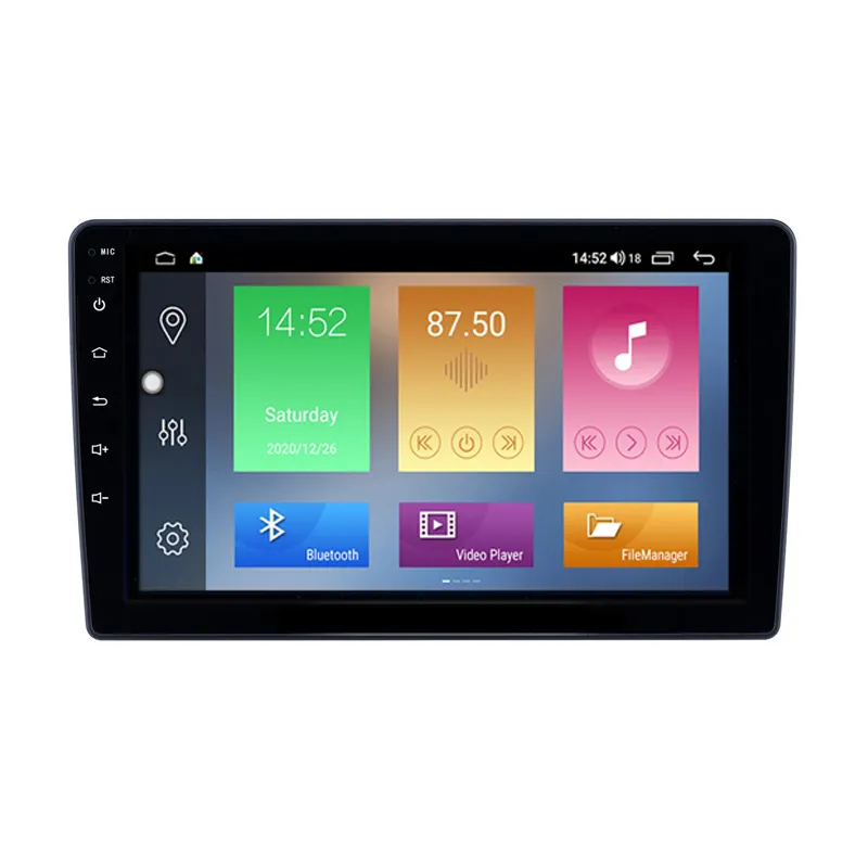 9 tums bil DVD-spelare pekskärm stereo för Hyundai H1 2010-2014 GPS-navigationssystem Android