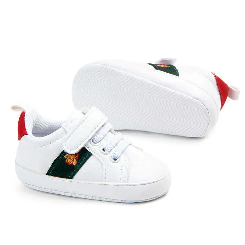 Nouveau-né bébé chaussures garçons premiers marcheurs chaussures nourrissons fond souple antidérapant Prewalker baskets 0-18 mois cadeau.