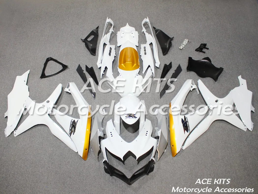 ACE KITS 100% ABS fairing Motorcycle fairings For SUZUKI GSXR 600 750 K8 2008 2009 2010 years A variety of color NO.154V