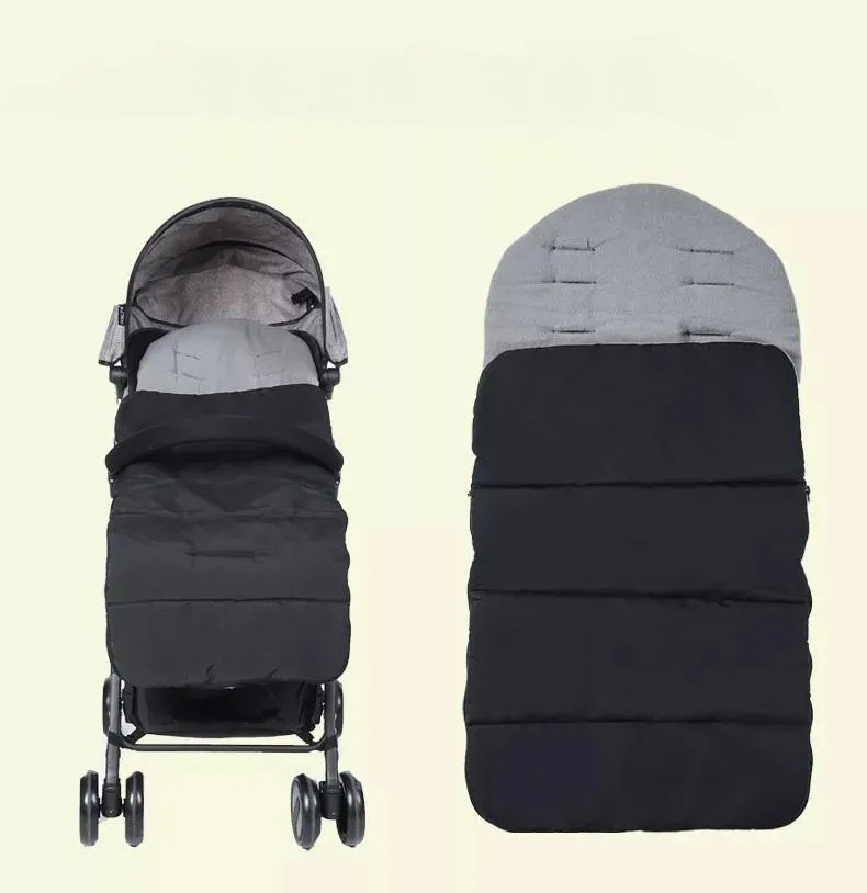 Barnvagn delar tillbehör baby varm fotskydd universell vagn sovsäck spädbarn madrass polar fleece höst vinter barnens wrap