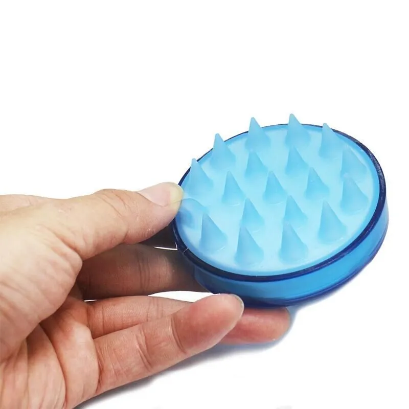 Massage Brush Washing Hair Scalp Scrub Air Cushion Silicone Shampoo Combs Cleaning Bathroom Accessories Women Bath DH8800