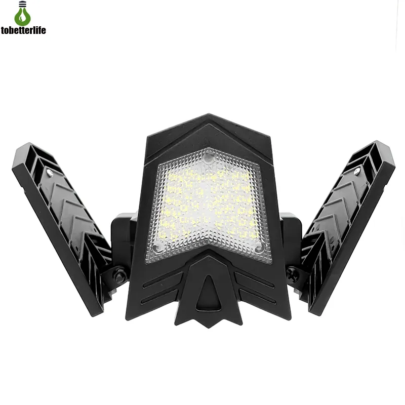 LED 높은 베이 차고 램프 E27 전구 120W 85-265V 12000lm 워크샵 창고 공장 체육관에 대 한 4 잎 변형