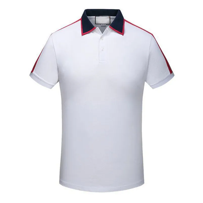 Sommer Marke Kleidung Luxus Polo Shirts Männer Casual Polo Mode Schlange Biene Druck Stickerei T Shirt High Street Mens Fashions Polos