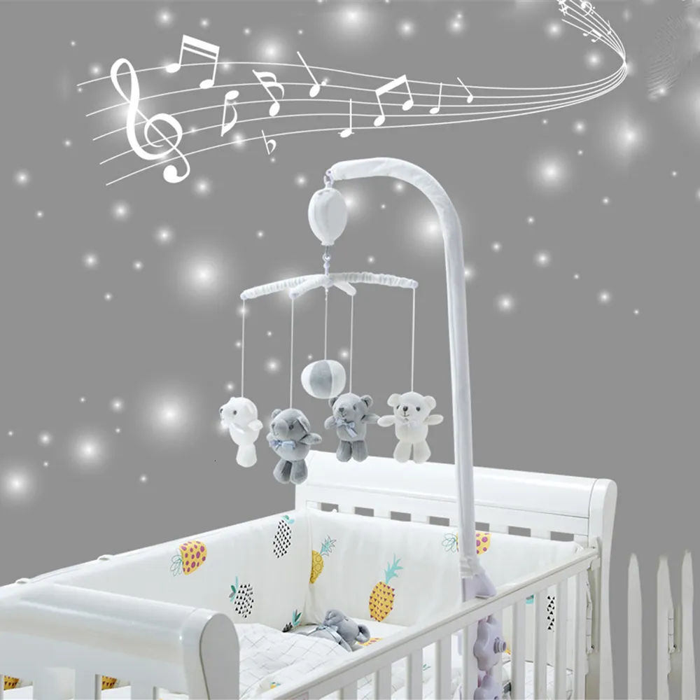Cloche de lit pour bébé, Lit bébé mobile arc-en-ciel, Carillons à vent pour  chambre d'enfant, Carillon à vent suspendu arc-en-ciel, Pendentif de lit