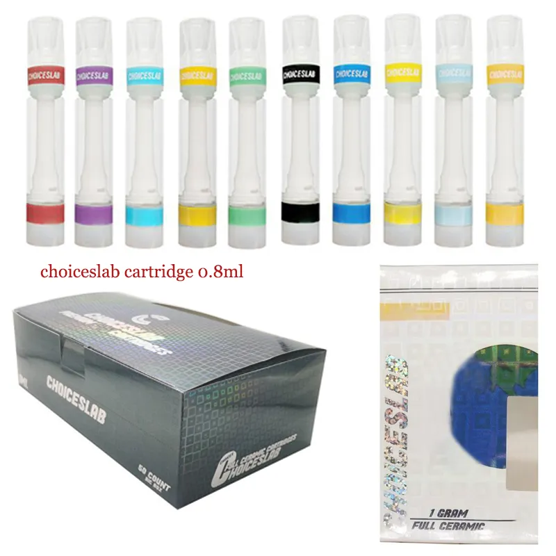 0 8ml Ceramic Cartridge Choicelab Carts Empty Atomizers Cartridges Snap 