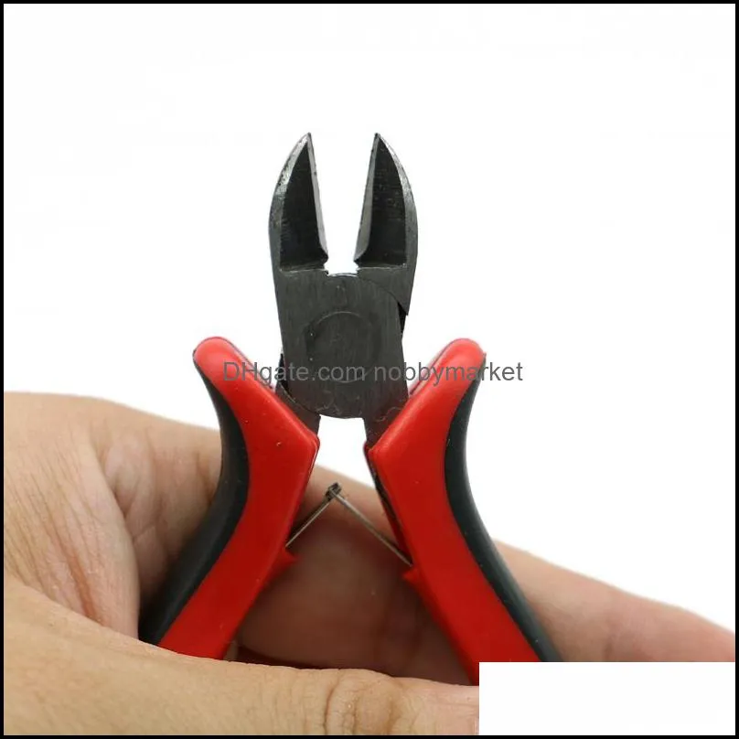 120mm Diagonal Cutting Plier With Red Handle For Jewelry Making Diy In Low Prices ZYT 0003