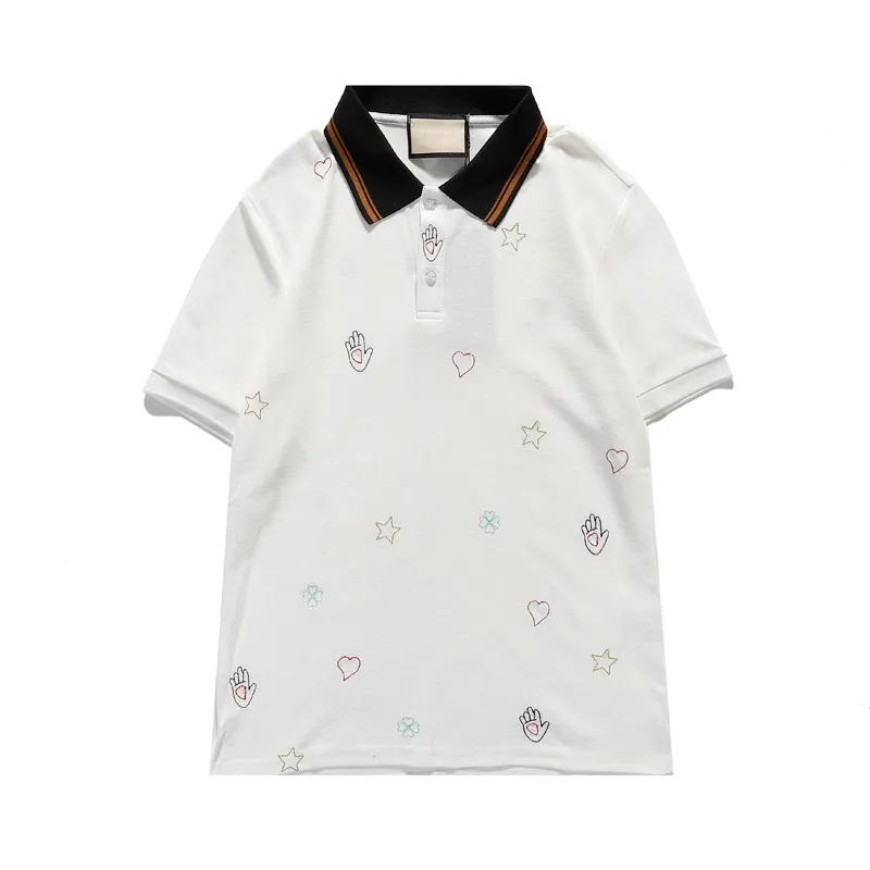 Polo Gömlek Erkek Tasarımcı T-Shirt Moda Giyim Nakış Baskı Harfleri Iş Kısa Kollu Calssic Tshirt Yüksek Kaliteli Kaykay Adam Rahat Tops Tees M-2XL