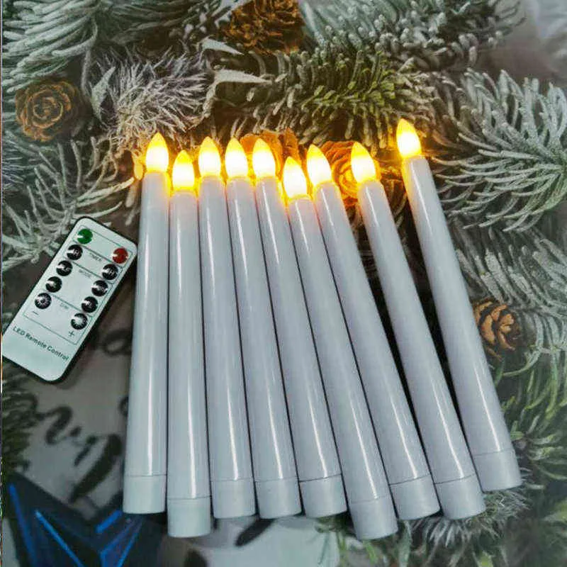 Juego De 20 Velas LED Con Mando A Distancia Y Pilas, Sin Llama