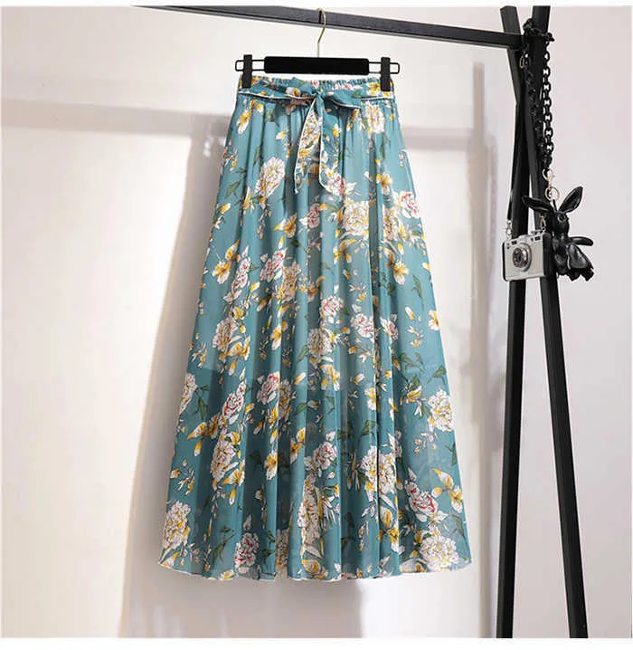 Jupe Mi-longue Plissée Ann Taylor LOFT - Taille 2 - Imprimé Floral Néon - Neuve