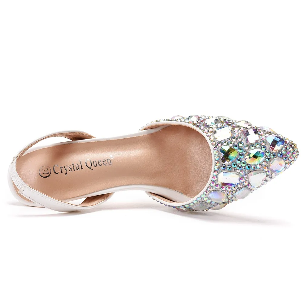 Sparkling Crystal Bridal Wedding Wedding Shoes For Bride ed