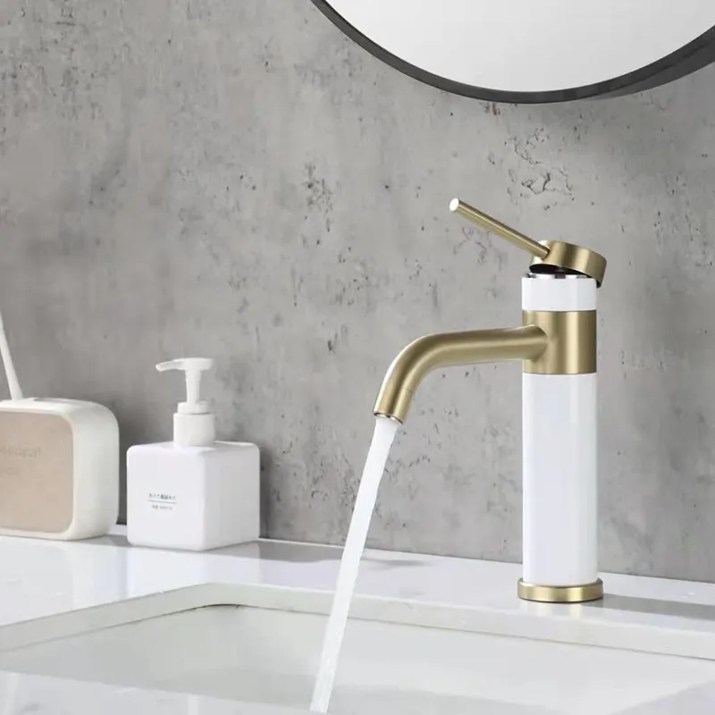 Bathroom Basin Faucets Mixer Sink Faucet Pull Out Bath room Water Chrome Brass Modern Washbasin