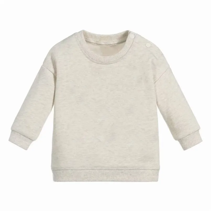 Dzieci bawełniane Sweatershirt Boys Swetal Topy Baby Długi Rękaw Romper Brother Dopasowanie 211023