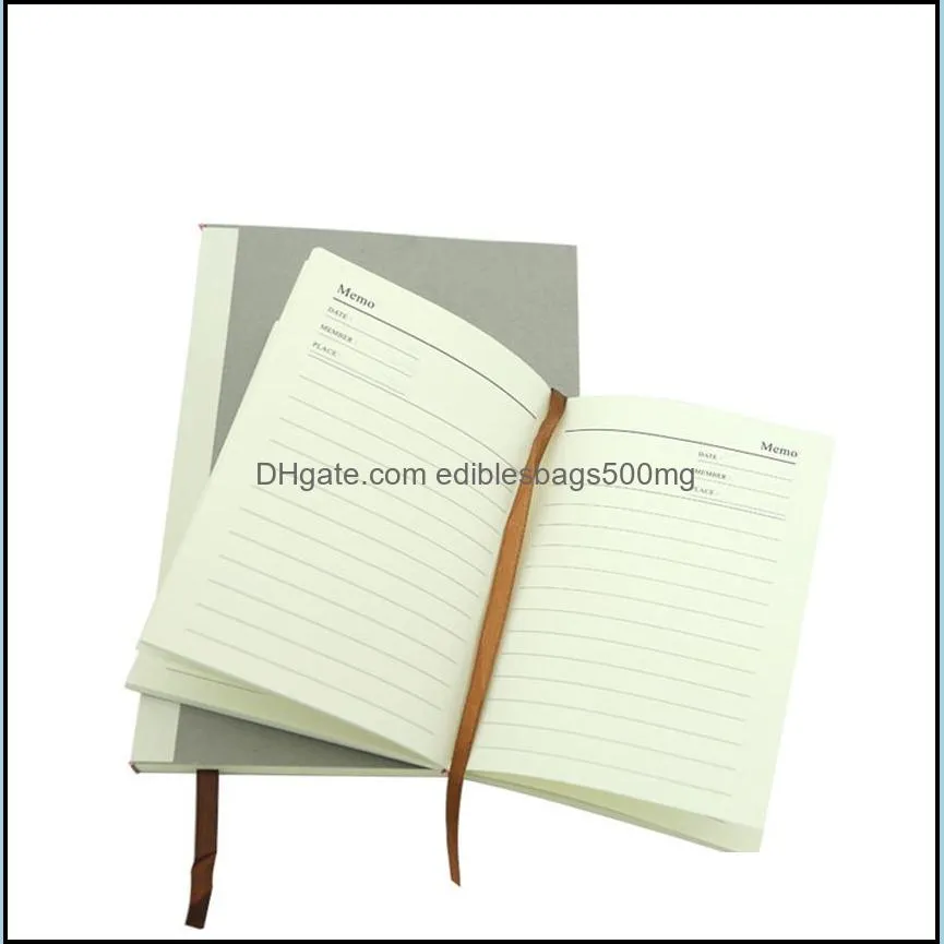 Notepads A6 Sublimation Journals with Double Sided Tape Thermal Transfer Notebook DIY White Blanks Faux sea shipping NHB8415