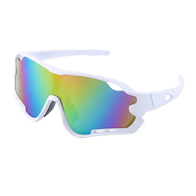 Outdoorowe okulary przeciwsłoneczne dla mężczyzn Bezpieczeństwo jazdy na rowerze kolorowy Proces farby okularów oko oka ochronne gogle kobiety trendy sportowe szklanki
