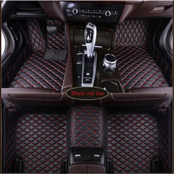 The FIAT 850 500L 500 1500 1200 1100 2006-2020 car floor mat waterproof pad leather material is odorless and non-toxici