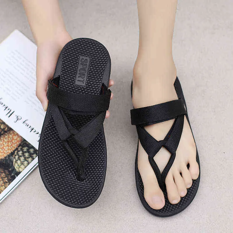 Chinelos Heren Slides Zomer Casual Schoenen Mannelijke Antellip Antellip Flip Chinelos ADEMEND SANDALEN ZACHTE ZACHTE MASSAGE FLIPS Mannen 220308