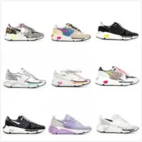 Italy Deluxe Running Sole Sneakers Women runnin shoes Classic White Do-old Sequin Dirty Designer Superstar Man Shoe