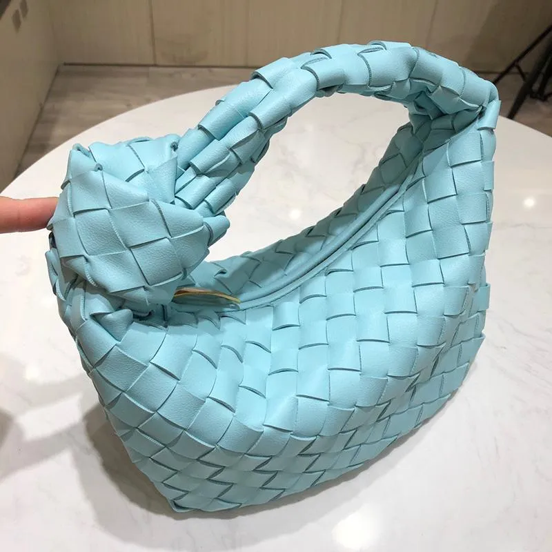 Women luxury designers evening bags handbag purse soft Lambskin Calfskin woven Mini jodie boho shoulder bag fashion leather Knotted strap crossbody totes wallet