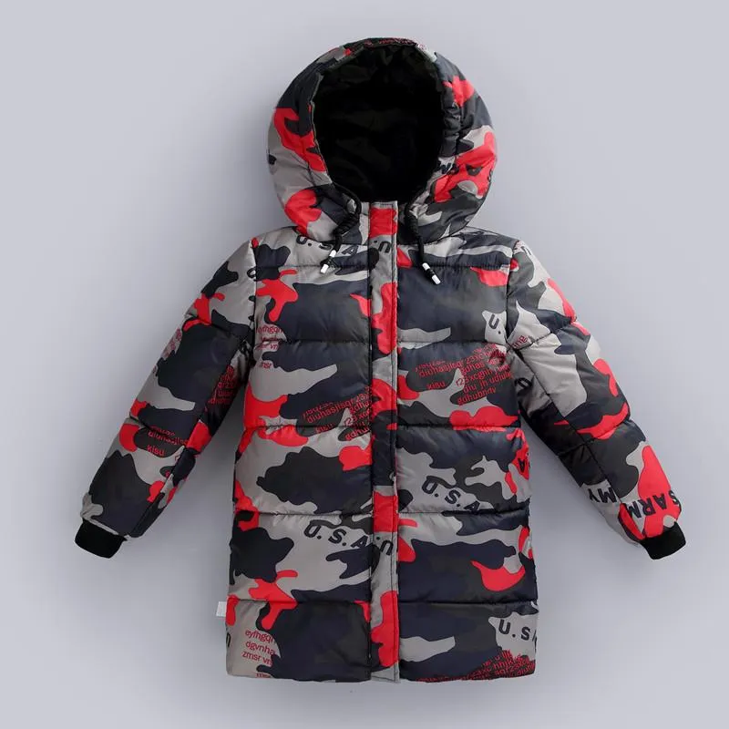 Mantel Kinder Winter Jacken Ente Unten Gepolsterte Kinder Kleidung 2021 Große Jungen Warme Verdickung Oberbekleidung