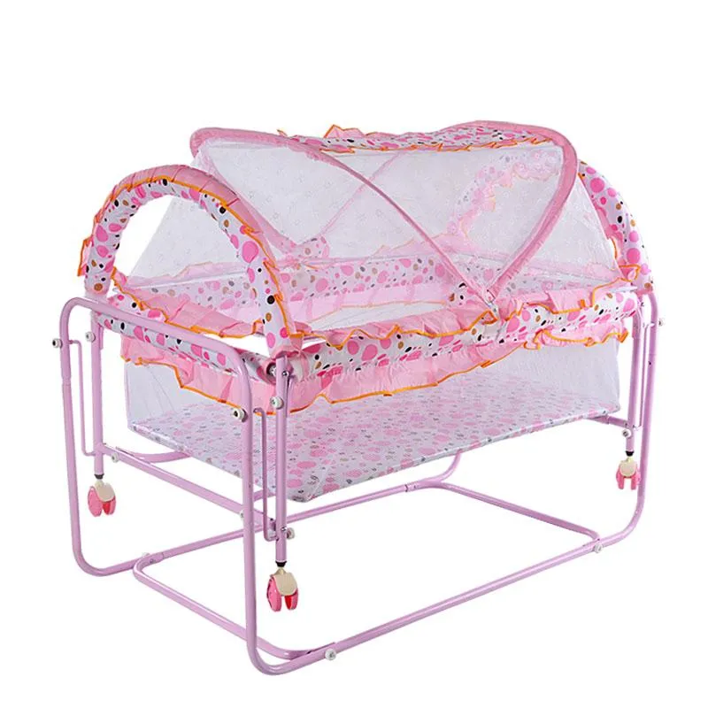 Metal deals portable crib