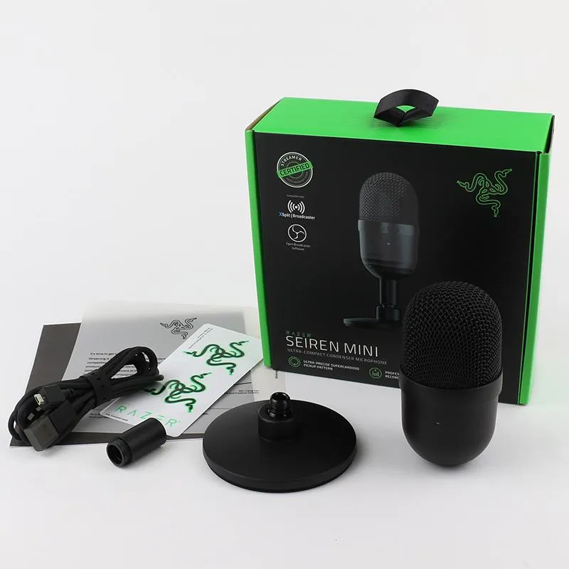 Razer Seiren Mini Microphone À Condensateur USB Micro De Bureau En  Streaming Ultra Compact Souris Luxemia Du 26,26 €
