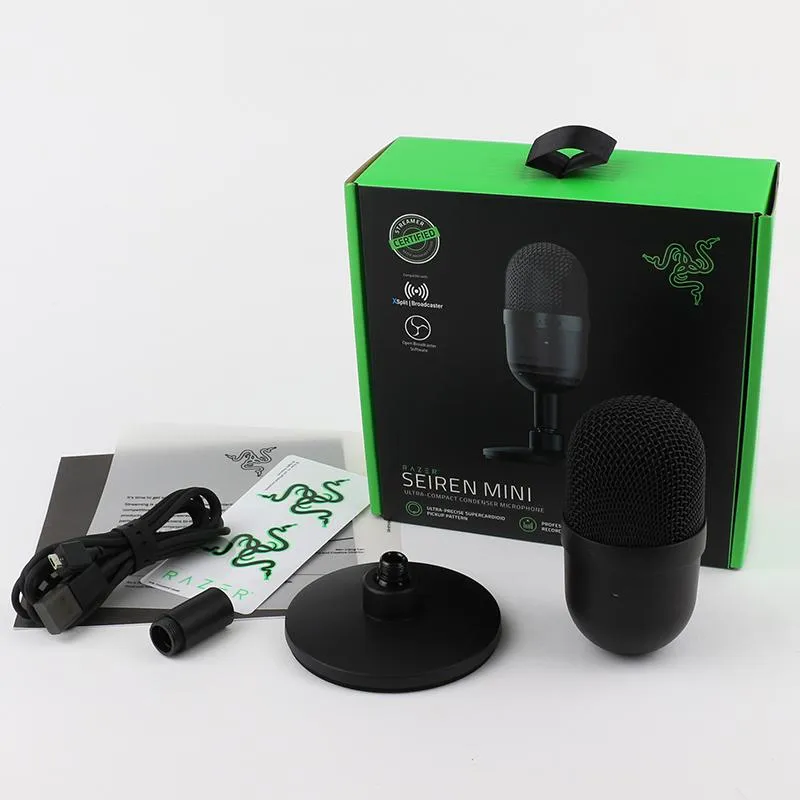 MICRÓFONO RAZER SEIREN MINI CONDENSADOR PARA STREAMING / GAMING