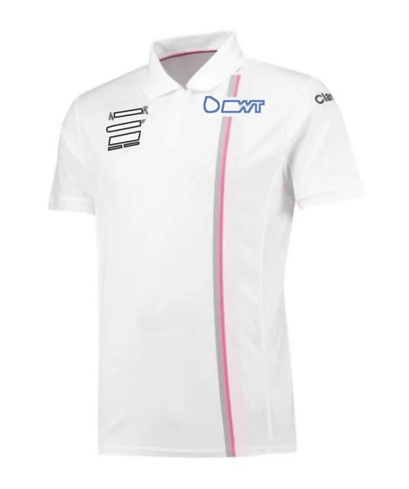 2021 F1 폴로 셔츠 팀 레이싱 슈트 단락 티셔츠 자동차 기계 달리기 로고 작업 유지 보수 의류 맞춤형 같은 스타일
