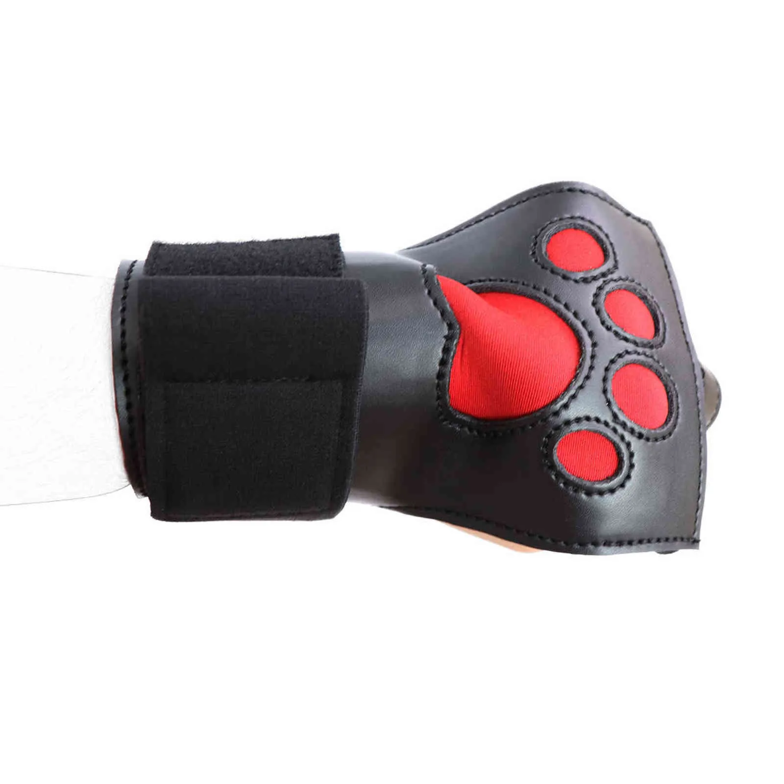 Nxy adulto brinquedos pu filhote de couro cosplay algemas luvas bdsm bondage fetiche cão escravo mitts restrações adultos brinquedos sexuais para homens mulheres 1130