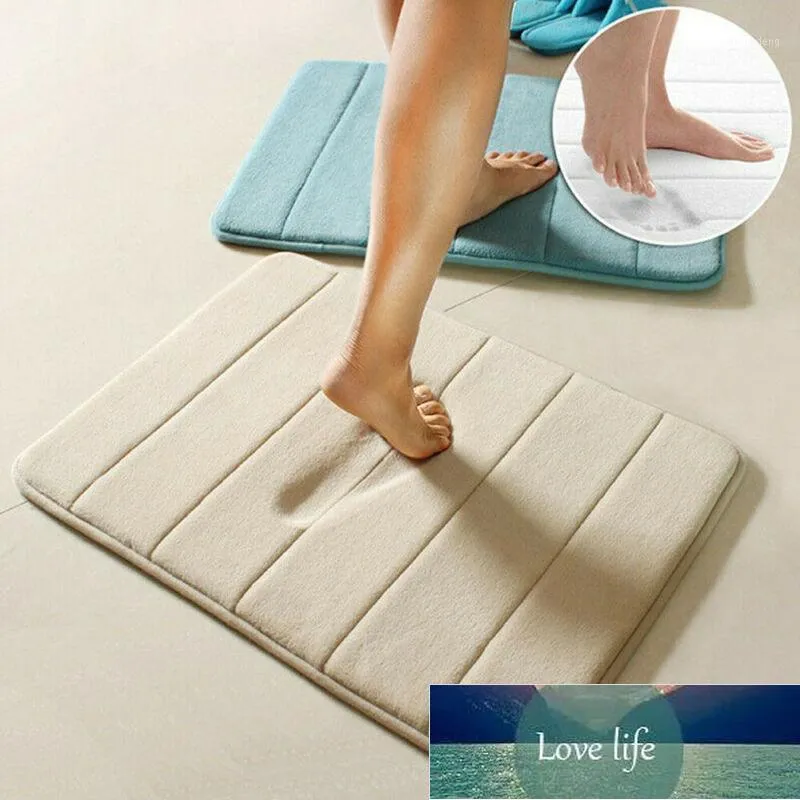 Luxurious Absorbent Soft Comfortable Memory Foam Bath Mat Bathroom Shower Rug Non Slip1 Factory price expert design Quality Latest Style Original Status