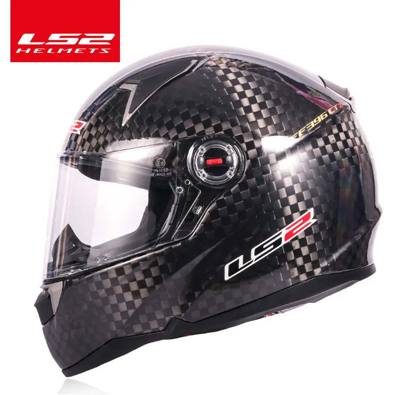 Casque de moto en fibre de carbone d'origine FF396 LS2 CT2 casques intégraux casco casque moto sans pompe