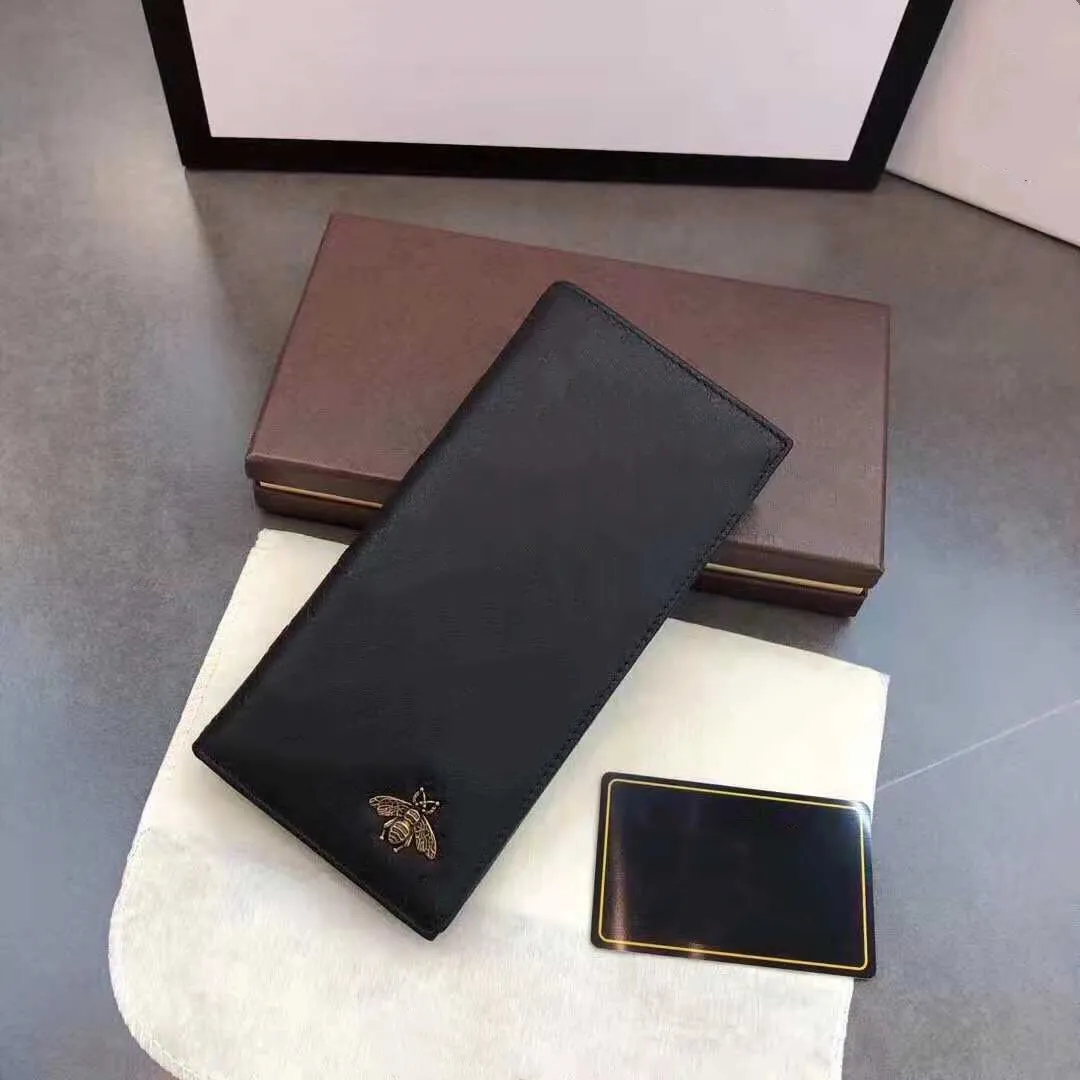 Mini bee wallets long short wallet men`s and women`s purse classic high quality leather moneybag cardholder`s box luxury designers bags handbag 928