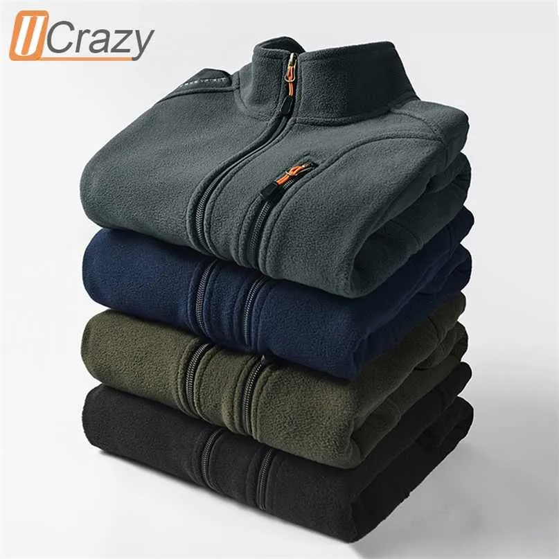 5xl plus män vinter outkläder tjock varm fleece jacka parkas kappa män våren casual outfits taktisk armé jacka kappa män 211025