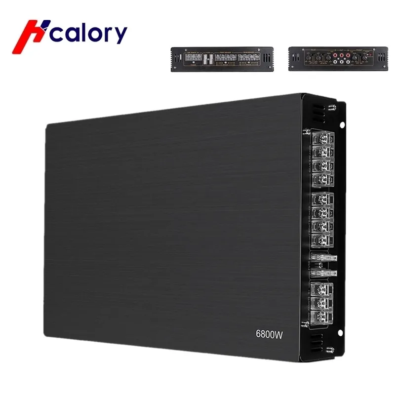 6800W 12V samochodu Home Audio Power Amplifier 4 kanałowy Digital Amplifer for S Subwoofer 211011