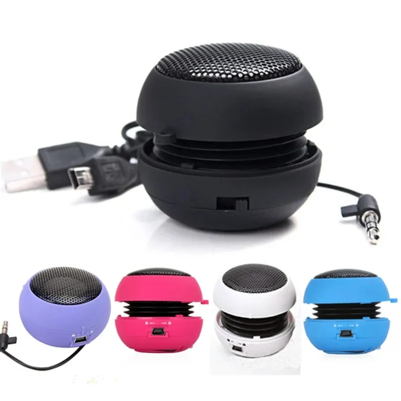 Mini Burger Sütun Bilgisayar Hoparlör 3.5mm Jack AUX Hamburger Kablolu Ses Kutusu Loundspeaker Stereo Süper Bas Hi-Fi Laptop Macbook Tablet Için Ses Müzik Macbook Tablet Ipad Hoparlörler