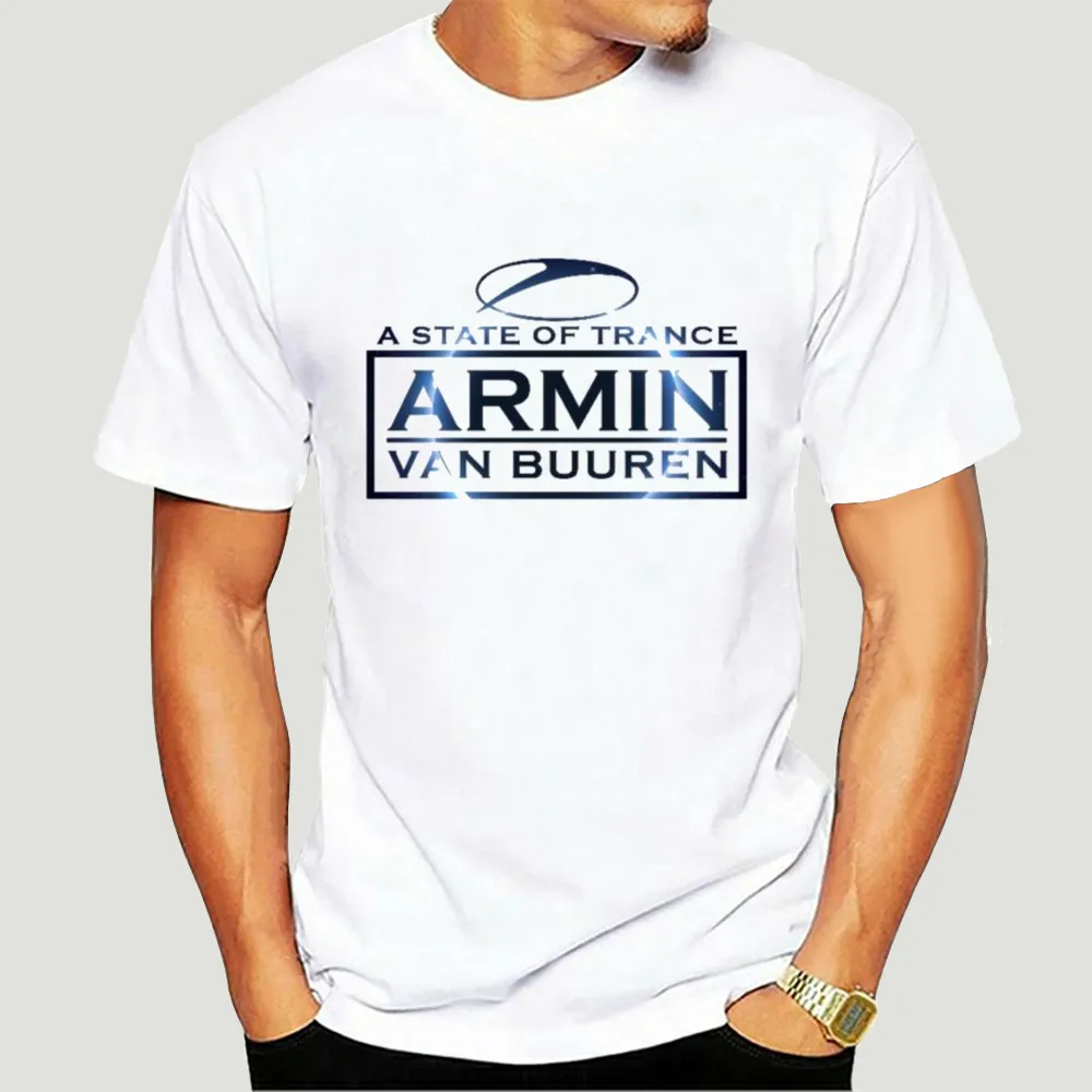 Herren WeiBe Baumwollarmer Van Buuren State Of Trance T Shirt T Shirt Bequem Atmungsaktiv Weich Von 18 3 DHgate