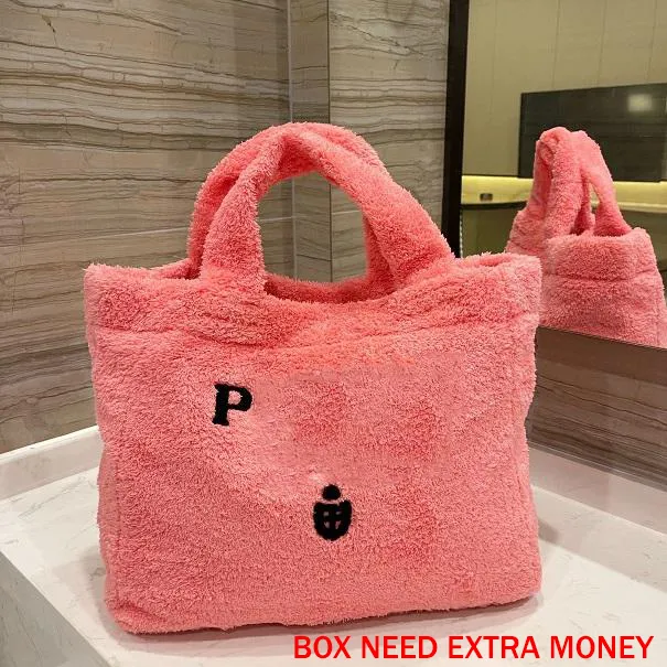 Tote Bags Designer Woman Fashion Terry Shopping Bags Letter Pattern Print Handbags High Capacity Totes 34*40cm Ladies Luxury Bag Without Box