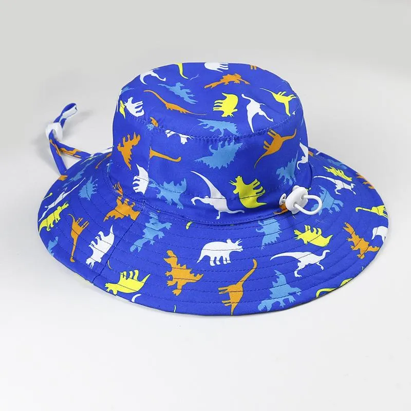 Gorras, sombreros de algodón suave de doble cara, sombrero de sol para bebé de verano, protección de cubo para niños y niñas, gorra de Tractor vaquera para niños pequeños